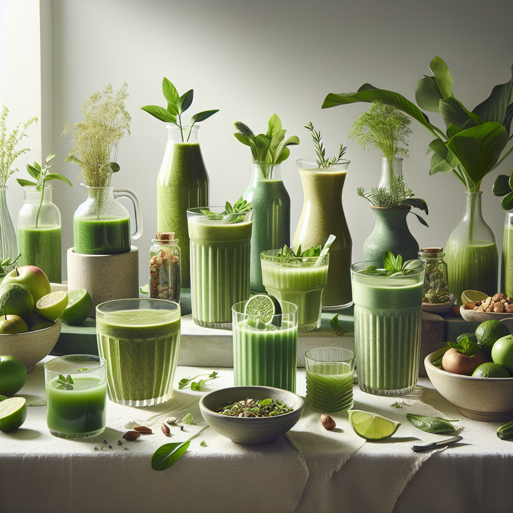 Yeşil Bitkili İçeceklerin Getirdiği Sağlık